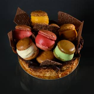 Marmite de macarons glacés 6 pers.