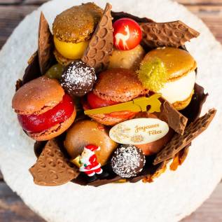 Marmite de macarons glacés 4 pers.